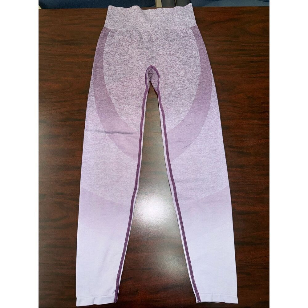 PINK Victoria’s Secret Purple Ombré Seamless Athletic Leggings Size Small